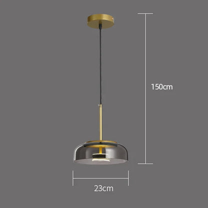DecorBites™ Glass Pendant Lights LED Modern Dining Room Nordic Restaurant Hanging Lamp