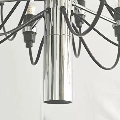 ثريا DecorBites™ 2097 ذهبية فضية، 50 رأسًا، مصابيح معلقة لغرفة المعيشة