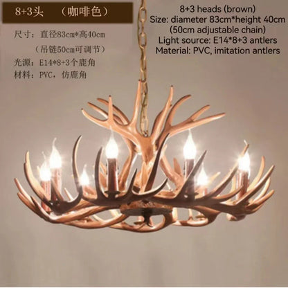 DecorBites™ Antler Branch Ceiling Chandelier