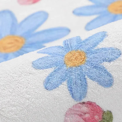 DecorBites™ Cartoon Ball Print Cozy Carpet: Anti-Slip, Stain-Resistant Bedside Rug