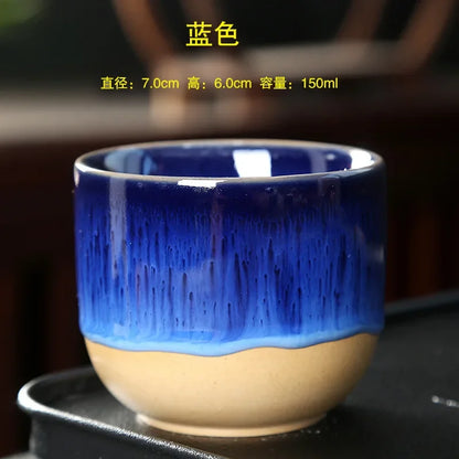 DecorBites™ Ceramic Kung Fu Tea Cup Set - Exquisite Porcelain Drinkware Mug for Gift