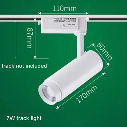 أضواء مسار صناعية سوداء قابلة للتعديل من DecorBites™