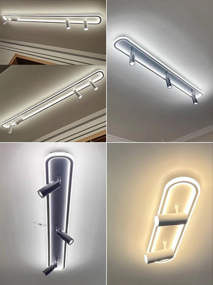 DecorBites™ LED Modern Chandelier for Living Room Bedroom Indoor Lighting