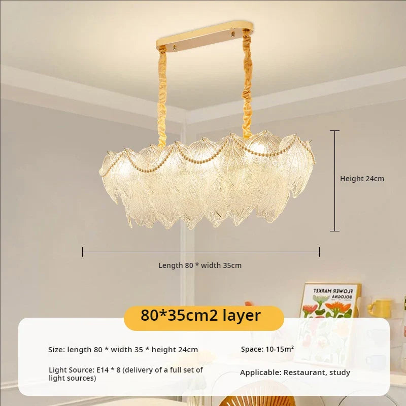 DecorBites™ Crystal Chandelier: Modern Luxury Lighting for Living Room, Bedroom, and Dining Room