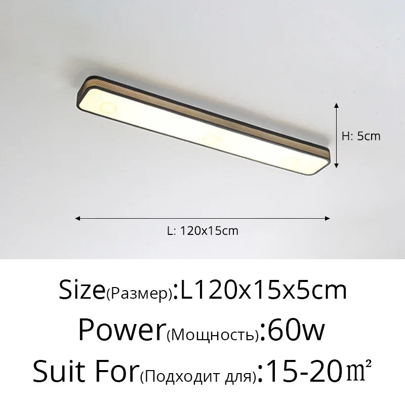 Sleek LED Ceiling Chandelier