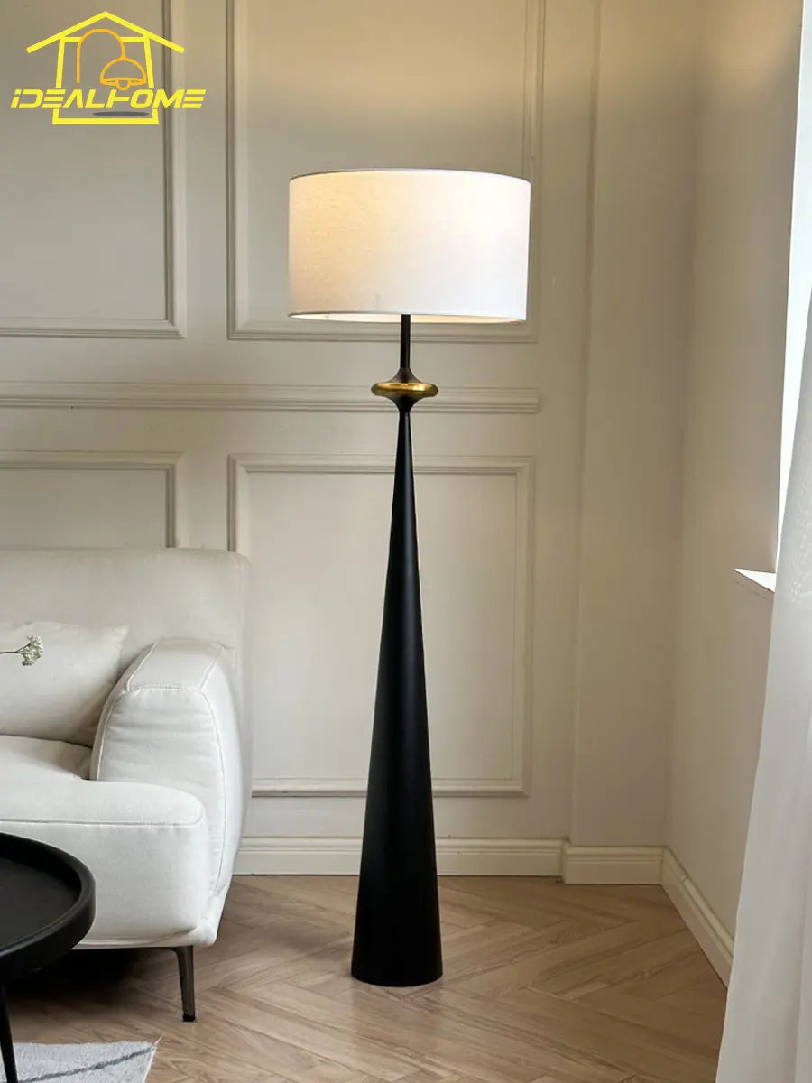 DecorBites™ LED Iron Art Floor Lamp | Wabi-sabi Minimalist Design for Living Room, Bedroom