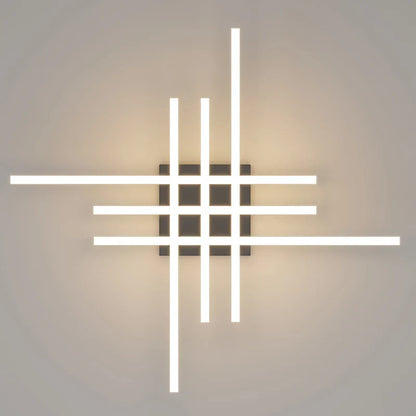 DecorBites™ Gold Black Acrylic LED Chandeliers: Elegant Indoor Lighting for Bedroom, Dining, Living Room