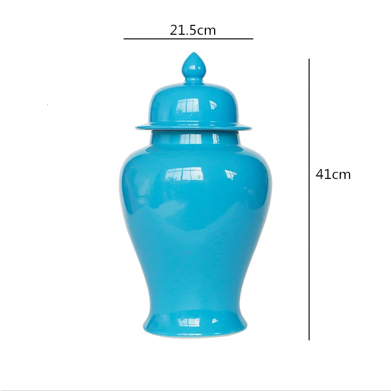 DecorBites™ Chinese Retro Handcrafted General Jar Vase for Home Decor & Storage
