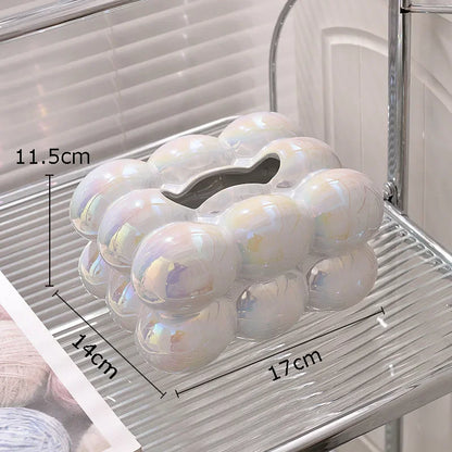 علبة مناديل سيراميكية من DecorBites™ بتصميم حلوى القطن - ديكور عصري