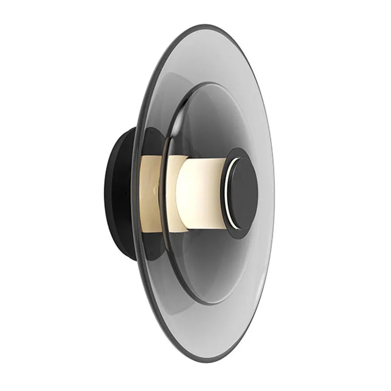 DecorBites™ Glass Wall Lamp: Nordic Minimalist LED for Dining, Living, Bedroom