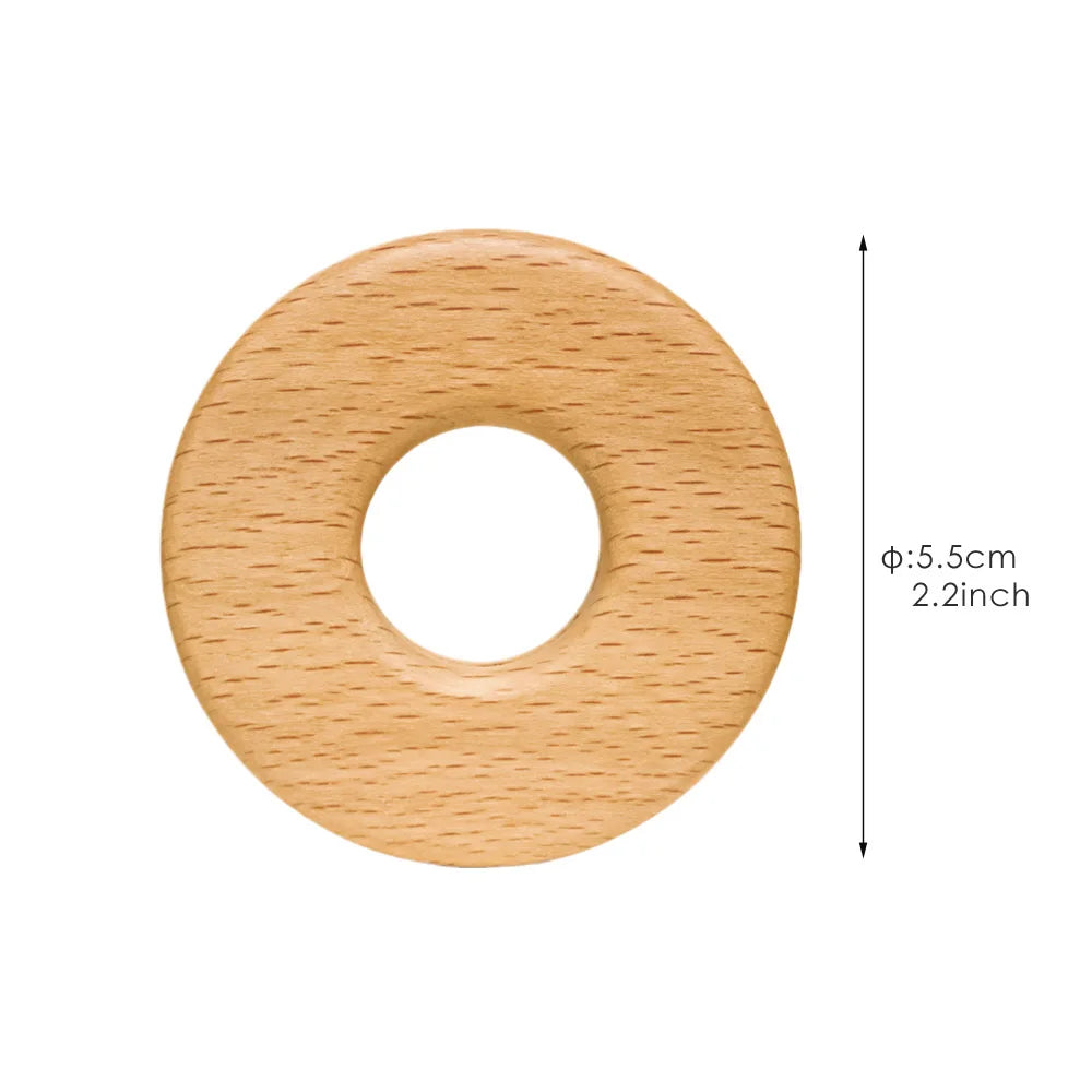 مشبك كيس الكعك المصنوع من خشب الجوز الأسود من DecorBites™: مشبك إغلاق خشبي لتنظيم مطبخك بشكل أنيق