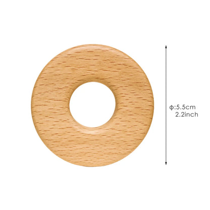 مشبك كيس الكعك المصنوع من خشب الجوز الأسود من DecorBites™: مشبك إغلاق خشبي لتنظيم مطبخك بشكل أنيق