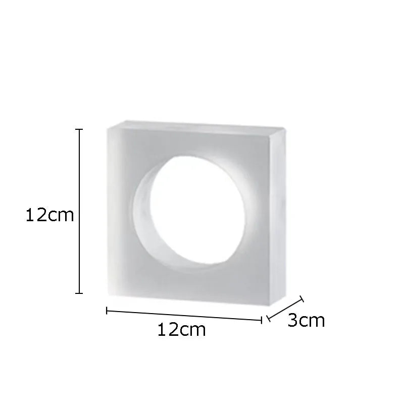ديكوربايتس™ - منحوتة زجاجية هندسية على شكل قوس كريستالي لتزيين المكتب