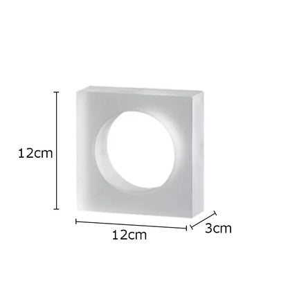 ديكوربايتس™ - منحوتة زجاجية هندسية على شكل قوس كريستالي لتزيين المكتب