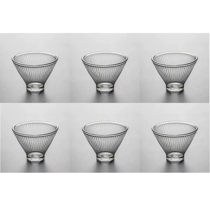 DecorBites™ Japanese Tea Cup Set of Cute Heat-resistant Glass Mugs and Teacups