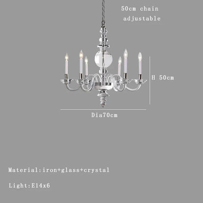 DecorBites™ Glass Branch Ceiling Chandeliers LED Living Room Dining Bedroom Lamps