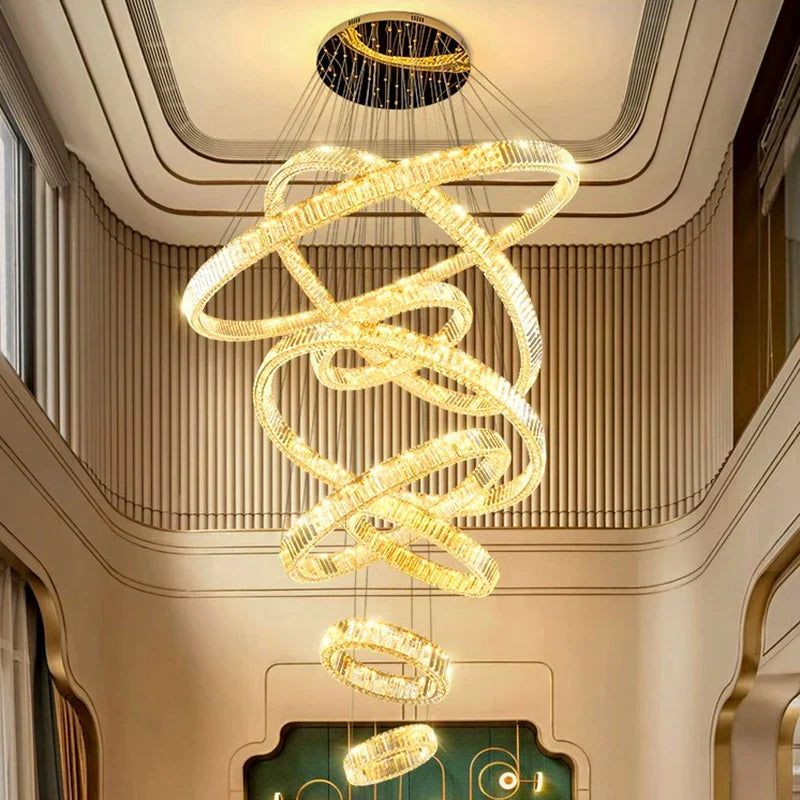 DecorBites™ LED Chandelier for Modern Bedroom Living Room Decor Lighting