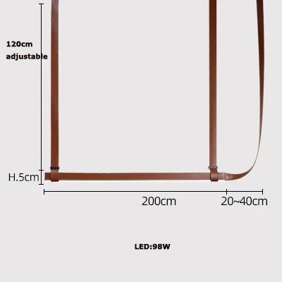 DecorBites™ LED Art Deco Chandelier for Dinning Room and Kitchen