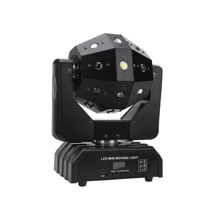 ديكوربايتس™ 16 شعاع ستروب أحمر أخضر ليزر LED ضوء متحرك كرة ديسكو