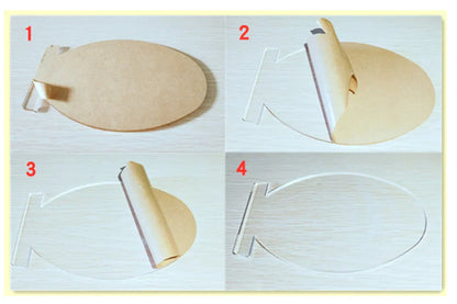 Lámpara de noche acrílica 3D DecorBites™ | Regalo para niños y niñas | Decoración para dormitorio | Luz de mesa