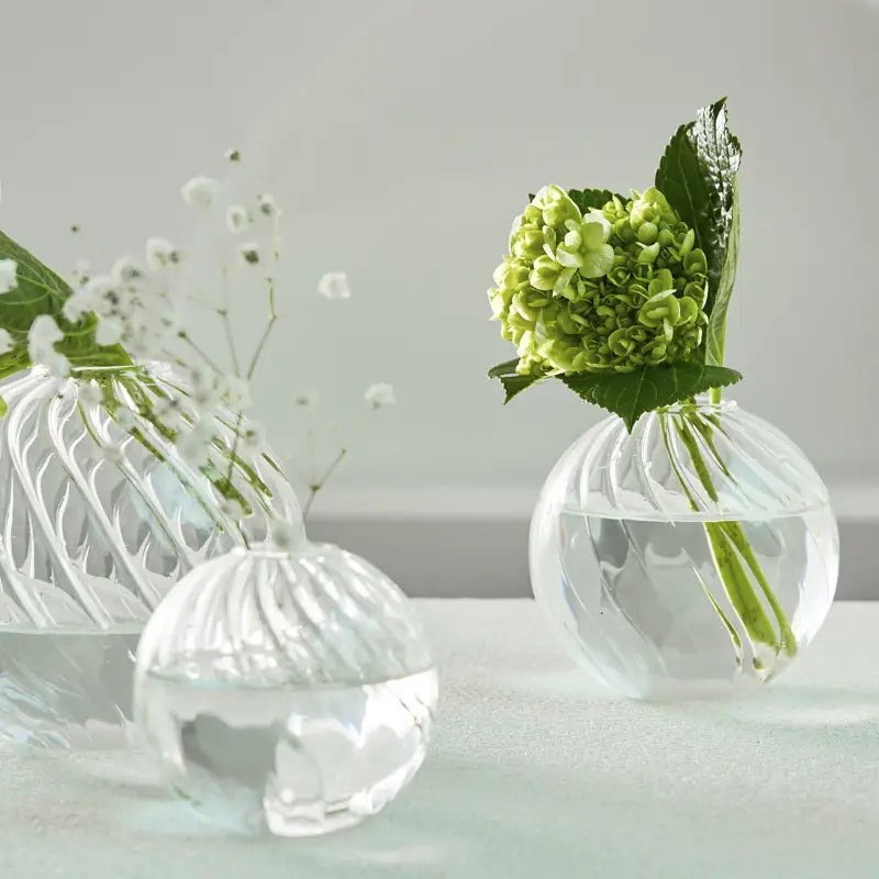 Modern Nordic Glass Vases Set for Home and Wedding