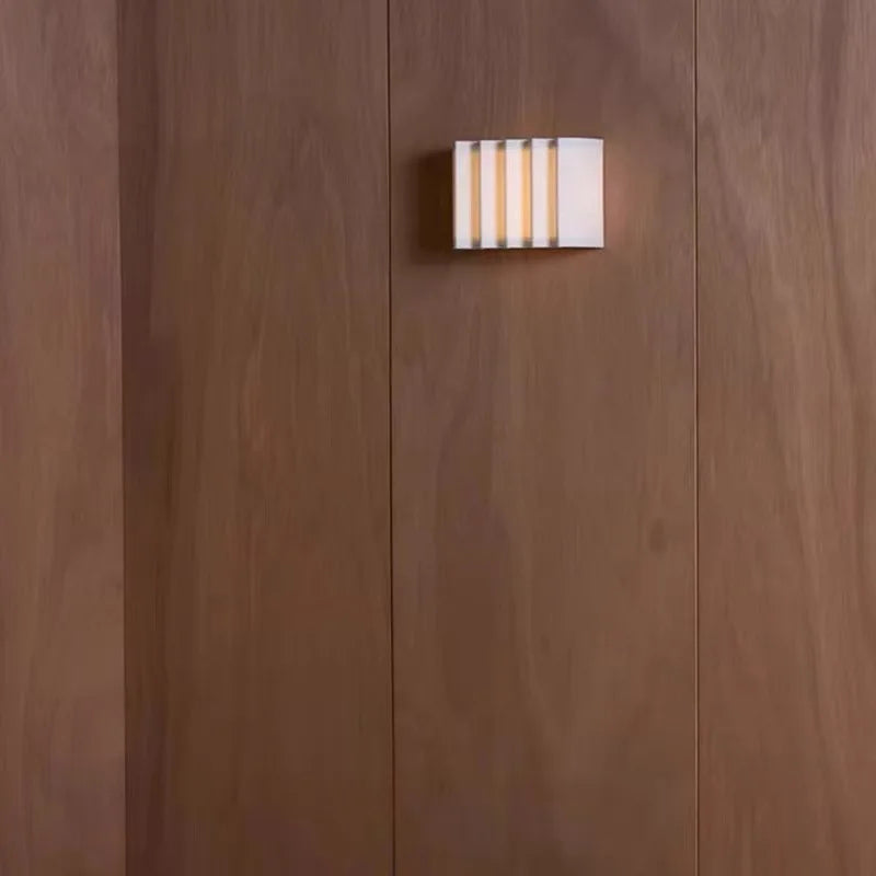 DecorBites™ Japanese Cloth LED Wall Lamp for Hotel Living Room, Bedroom, Retro Wall Lights