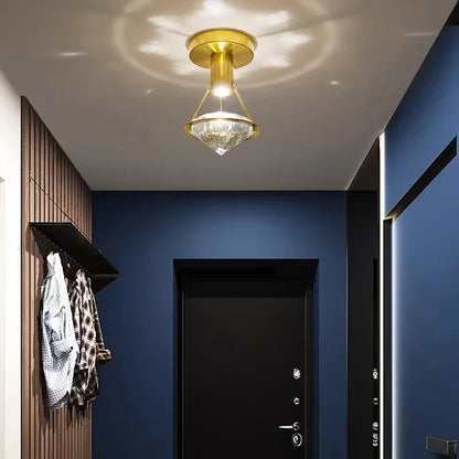 DecorBites™ Diamond Crystal Wall Lamp for Bedroom Living Room Staircase Indoor Lighting