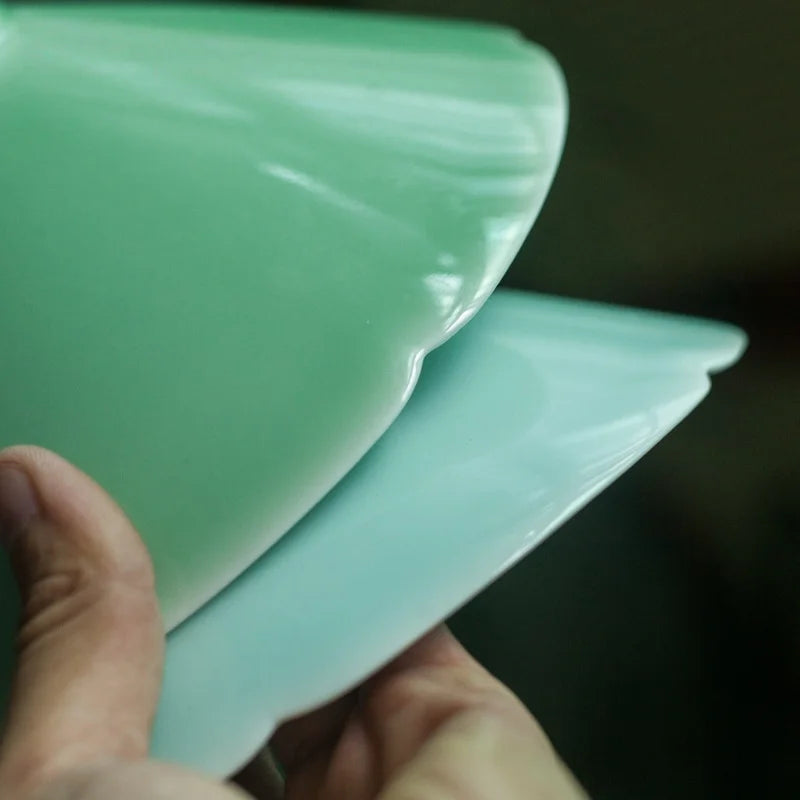 DecorBites™ Cyan Ceramic LED Pendant Light for Loft Cafe Bar Decor