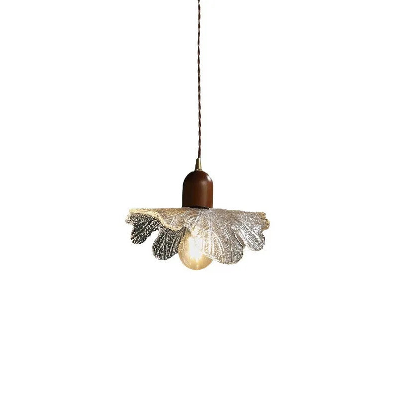 Copper Glass Pendant Light Polished Bar Style