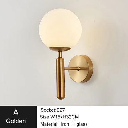 DecorBites™ Iron LED Sconce Lamp for Modern Bedroom and Living Room Lighting