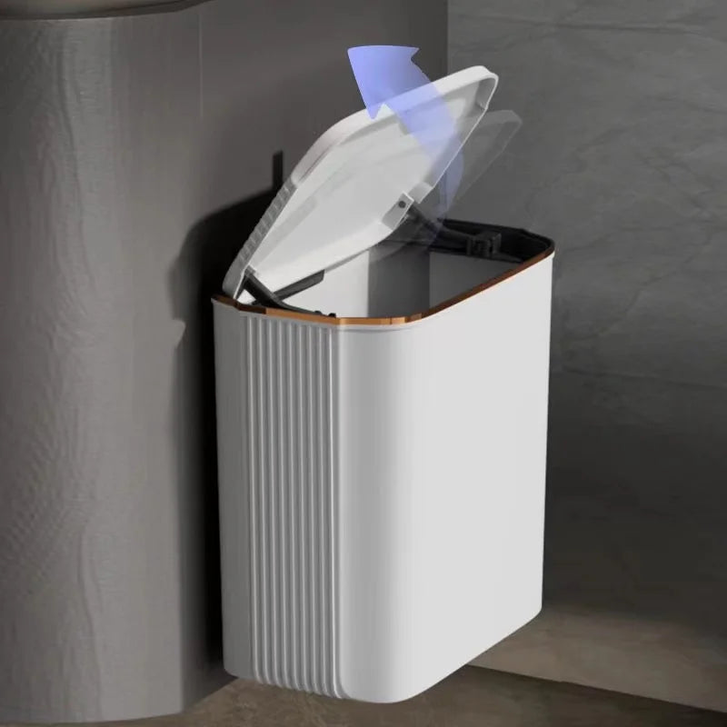 DecorBites™ Kitchen Trash Can Wall Mounted Hanging Bin with Lid