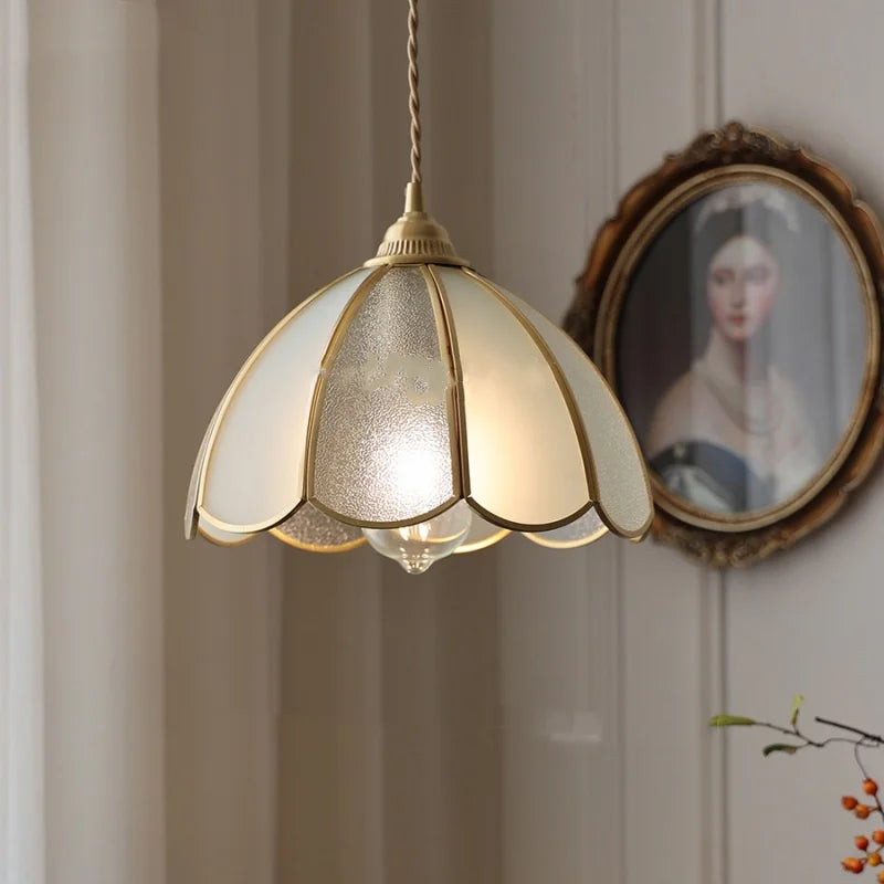 DecorBites™ Glass LED Pendant Lamp Adjustable Loft Kitchen Light Fixture