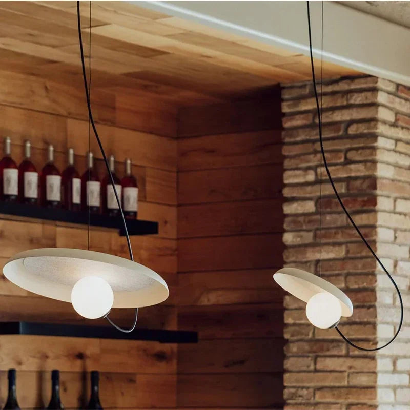 Lámpara colgante LED DecorBites™ Grid: Lámpara de araña nórdica moderna para decoración del hogar y restaurantes
