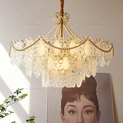 DecorBites™ Crystal Chandelier: Modern Luxury for Living Room & Bedroom