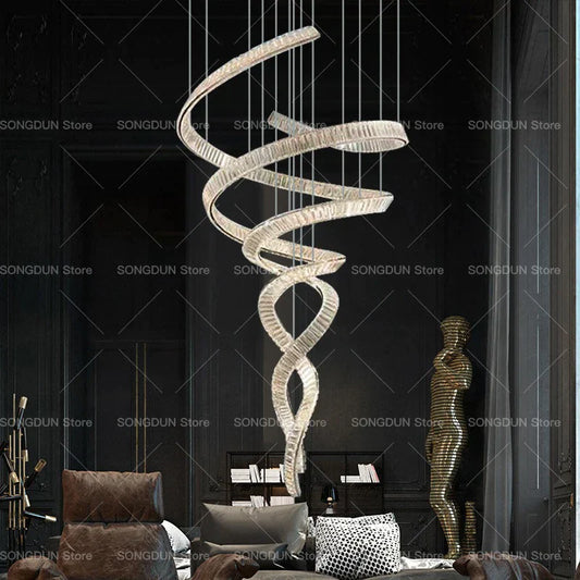 DecorBites™ Crystal Chandelier Luxury Designer Light for Elegant Living Spaces
