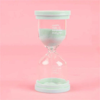 DecorBites™ Hourglass Sand Timer Desktop Ornament for Kids and Home Decor