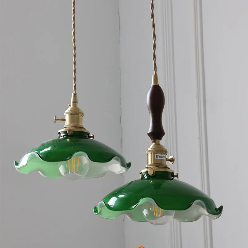 Decorbites™ Grünes Glas Verstellbares LED-Pendantleuchte - Moderne Nordische Hängelampe