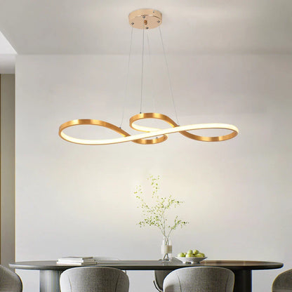 ثريا LED أكريليكية من DecorBites™ مزودة بمصباح سقف بسيط للديكور الحديث