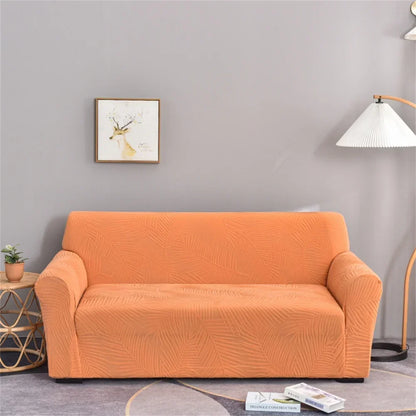 Decobites Waterproof 12 Colors Spandex Sofa Cover Slipcover with Leaf Pattern