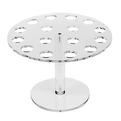 DecorBites™ Ice Cream Cone Holder Stand: Durable Acrylic Display Rack for Cupcakes & Cones