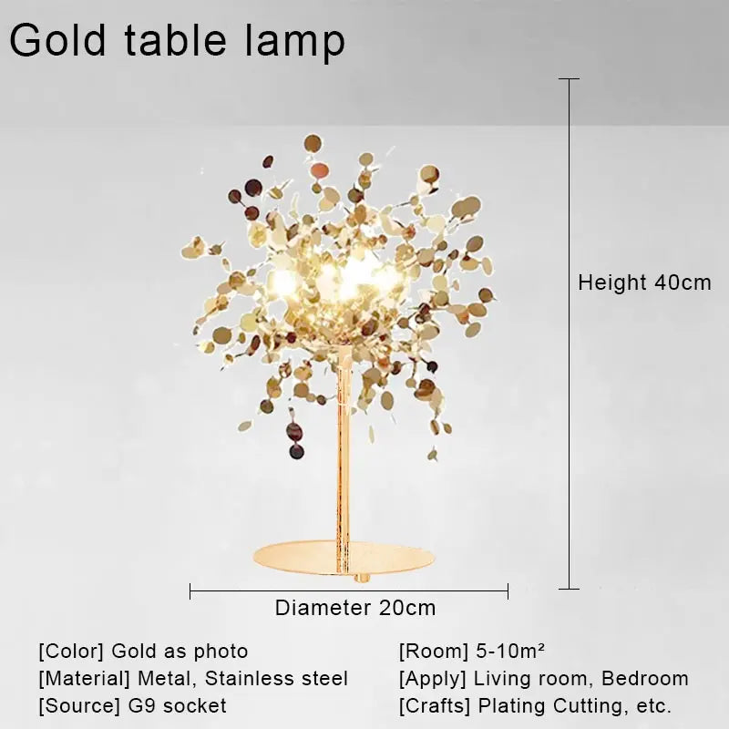 Decorbites™ Lámpara colgante de techo LED dorada para decoración del hogar y vida moderna