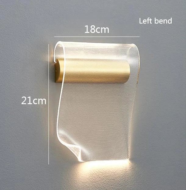 DecorBites™ Heavenly Book LED Wall Lamp - Modern Acrylic Design for Living Room and Bedroom