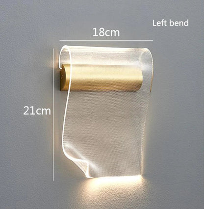 DecorBites™ Heavenly Book LED Wall Lamp - Modern Acrylic Design for Living Room and Bedroom