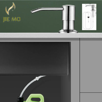 DecorBites™ Kitchen Sink Soap Dispenser with Extension Tube and Press Extractor