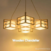 Wood Pendant Tea Light