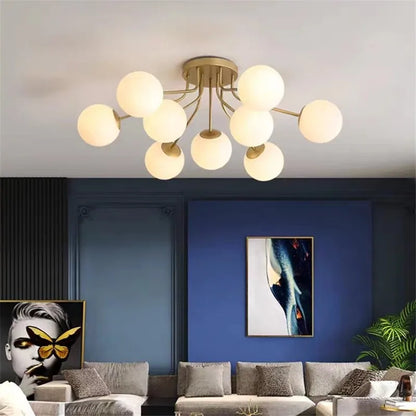 DecorBites™ Bubble Glass LED Ceiling Light for Living Room Bedroom Kitchen Dining