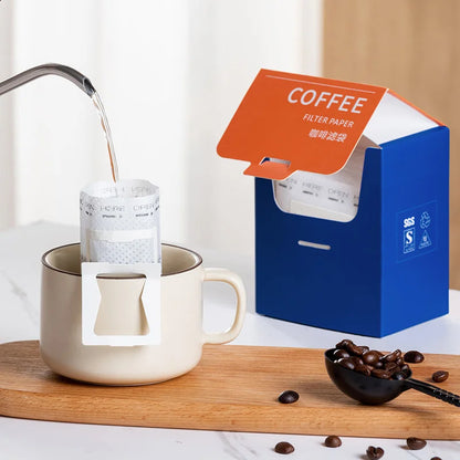 Decorbites™ Kaffeefilterbeutel: Einweg-Hängeohrfilter für Espresso-Kaffee