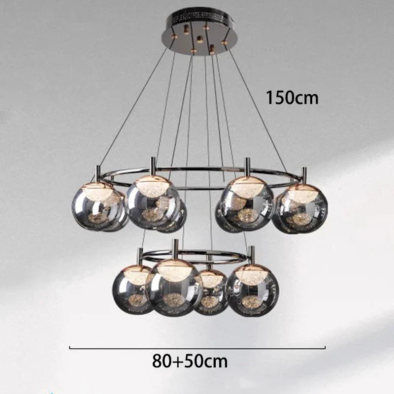 DecorBites™ LED Pendant Light Chandeliers for Modern Home Decor and Indoor Lighting
