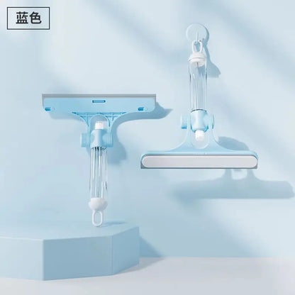 فرشاة تنظيف النوافذ ٤ في ١ من ديكوربايتس™ مع بخاخ لتنظيف الزجاج اللامع والمرايا والسيارات