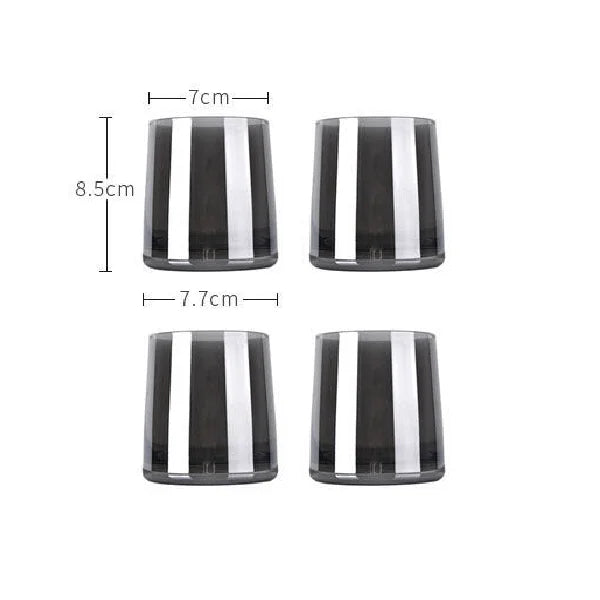 DecorBites™ Gray Glass Water Pitcher with Handle Large-capacity Tea Pot Juice Jug